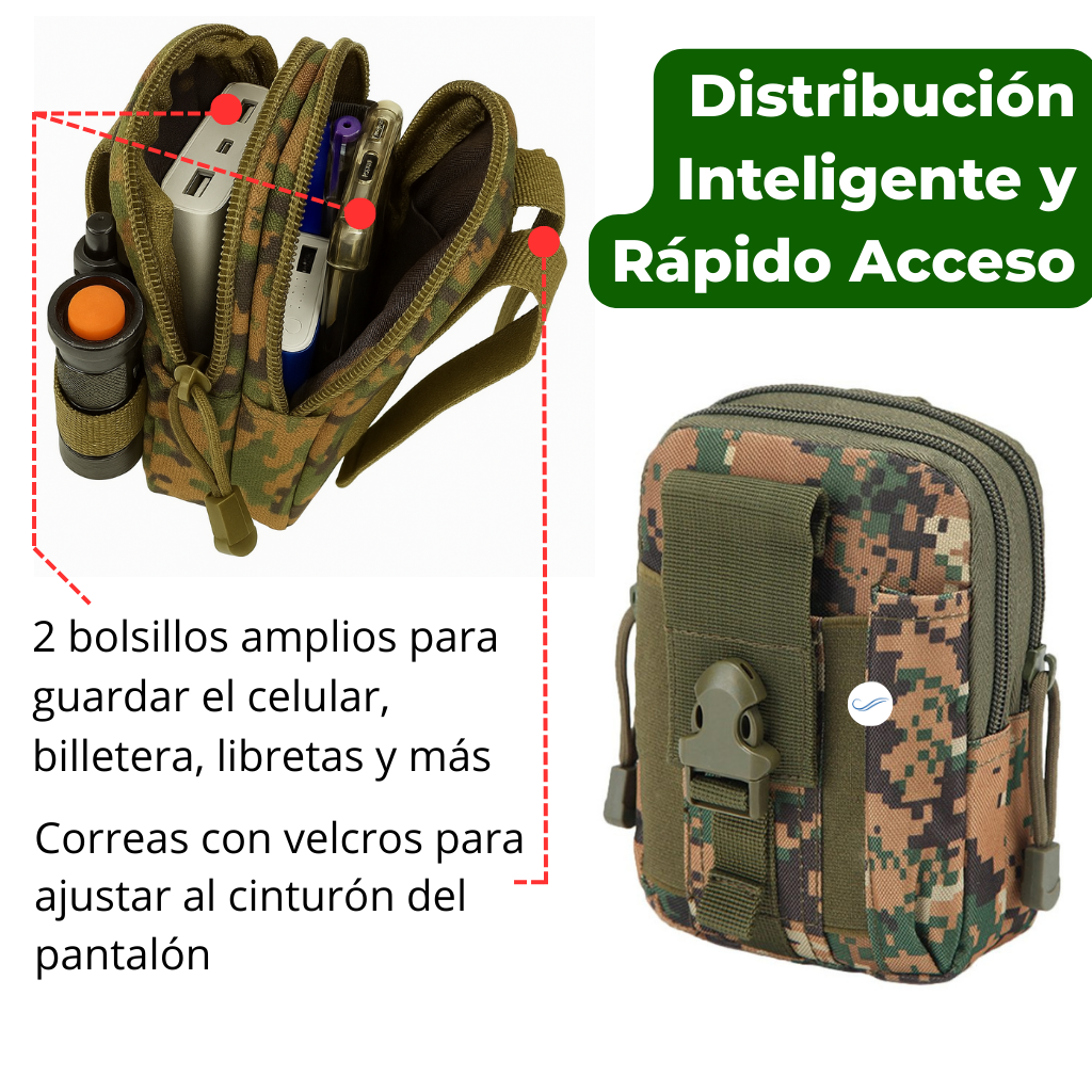 CORSAC® Mini Bolso Táctico Militar Para Correa